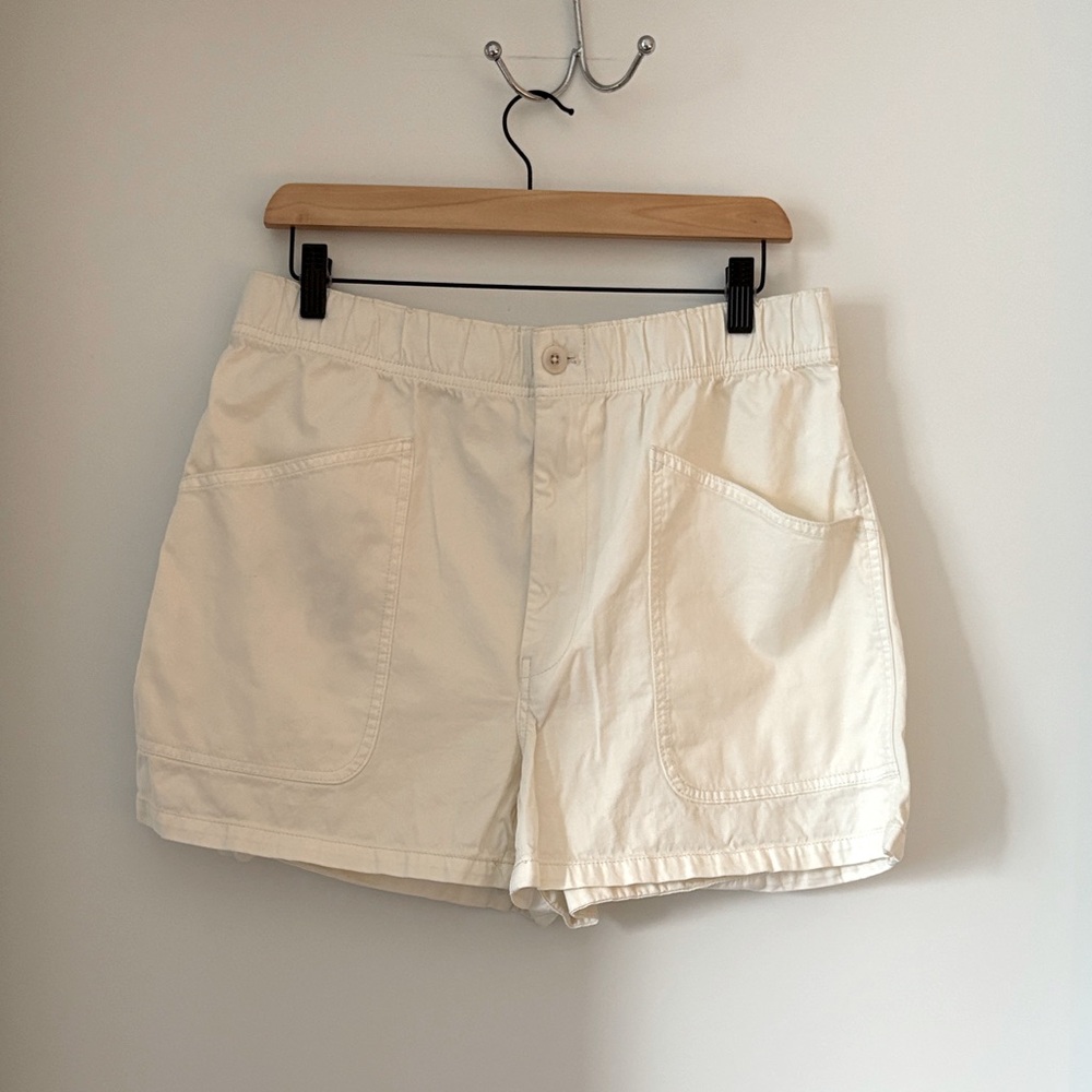 Madewell Cream Cargo Shorts